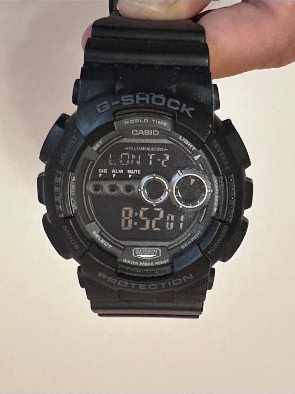 Casio G-Shock Black Digital Sport Watch GD-100